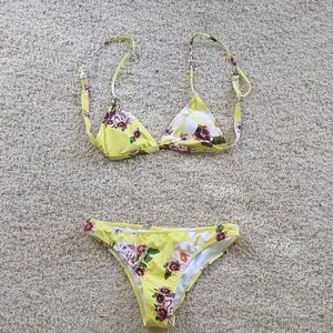 Cute floral bikini